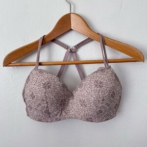 aerie floral lace molded convertible bra Size 36C